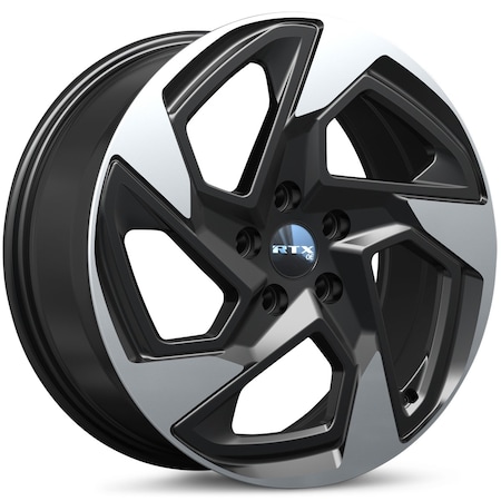 Rtx SU-01 18x7 5x114.3 ET55 CB56.1 Gloss Black Machined 083349